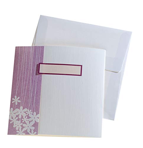 50 Invitaciones de Boda con Sobre Tarjetas de Invitados para bodas divertidas, material de carton Cover