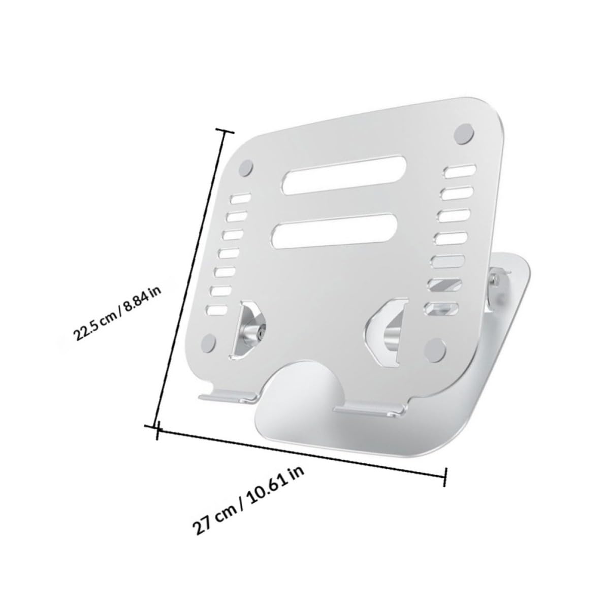 Healeved Soporte Portátil Ajustable Ventilación de Aleación de Aluminio Base Plegable y Resistente para Computadora para Oficina y Hogar para Notebooks
