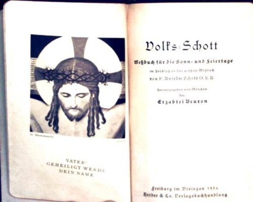Volks-Schott - Messebuch für die Sonn- und Feiertage