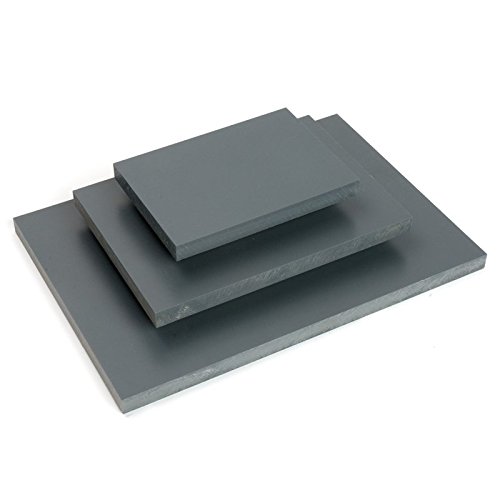 PVC industrial gris - 50 x 100 cm x 5 mm