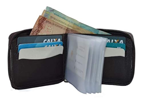 Carteira de Documentos Masculino em Couro Cinto de