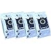AEG GR203S - S-bag Anti-Odour Synthetic Vacuum Cleaner Bags, 4 Pack, Neutralises Pet Odours, Hygienic Seal for Clean Disposal, Long-Lasting Suction Power, Fits VX4 VX6 VX7 VX8 AB61 Electrolux Philips