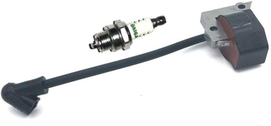 Ignition Coil Module Spark Plug Compatible with LT-30 MS-30 MS-31 DST300 DBC300 Weed Eater Parts369143010