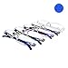 DOOViC 5 Pack Rimless Reading Glasses Blue Light Blocking Computer Readers Anti Eyestrain 1.50