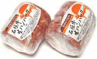 momo石垣牛ハンバーグ10個&amp;冷凍パインセット 石垣牛 ハンバーグ セット (100g×10個)＜2025年10月発送＞【国産