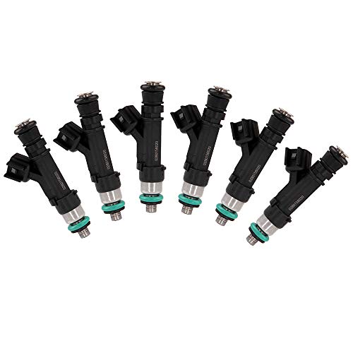 Engine Fuel Injectors LSAILON 6 Pieces Fuel Injector fit for,12Holes for Dodge for Dakota/for Durango/Nitro,for Jeep for Commander/Grand for Cherokee,for Mitsubishi Raider,for Ram 1500 0280158020