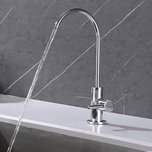 Robinet d'évier de cuisine en acier inoxydable NBYGSC avec filtre à eau froide cygne