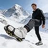 Spikes for Shoes on Ice - Anti-Slip Boot Grip Traction,Anti-Slip Snow Shoe Spikes,for Hikers Mail Carriers Students Dog Owners Sidewalks Paths Driveways Walking Running Shoveling Commuting #1