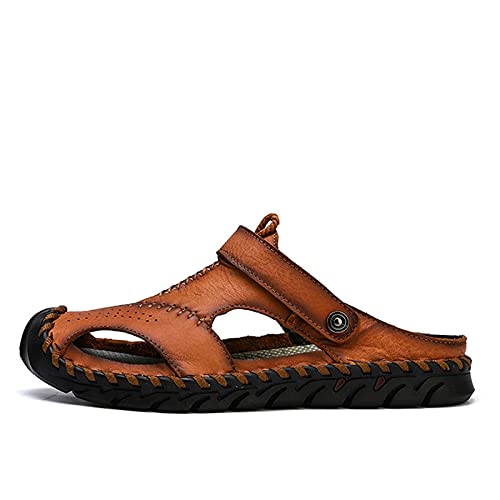 Zapatillas de corcho de alta calidad en cuero para hombre
