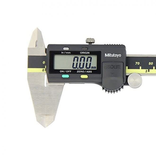 Calibrador absoluto Digimatic (rango: 0 a 150 mm) para talleres mecánicos, médicos, investigación y laboratorio | Modelo: Mitutoyo 500-196-20 Absoluto