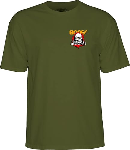 Powell Peralta Camiseta Ripper, verde militar 