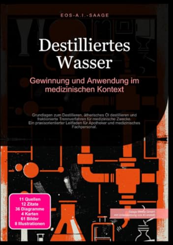 Destilliertes Wasser: Gewinnung und Anwendung im medizinischen Kontext: Grundlagen zum Destillieren, ätherisches Öl destillieren und fraktionierte ... für Apotheker und medizinisches Fachpersonal.