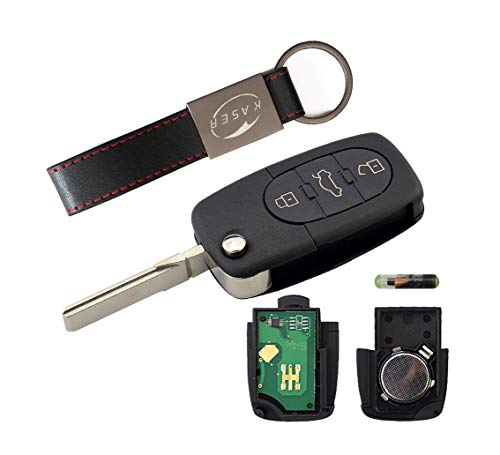 Guscio Telecomando Chiave Per Audi A1 A3 A4 A6 A8 Q3 Q5 Q7 - Con Portachiavi - Foto 12