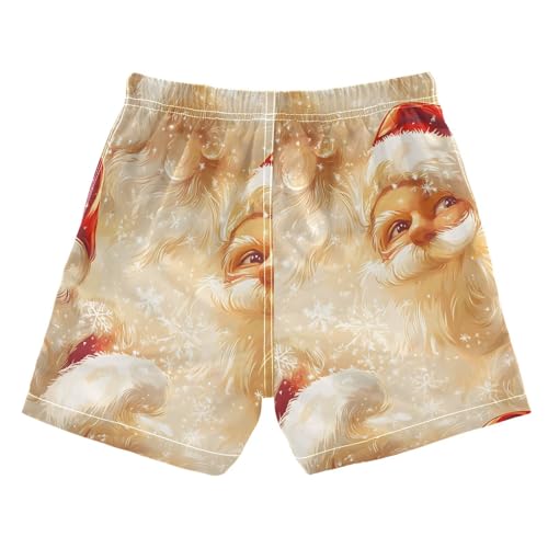 senya Santa Claus Hatstars Boys Swim Trunks Toddler Shorts Swimwear Boardshorts2