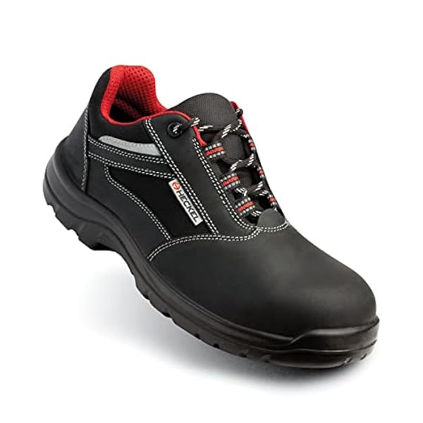 Heckel Zapatos de seguridad Focus 2.0 S3 Low para mujer/hombre, ligeros, flexibles y antimagnéticos