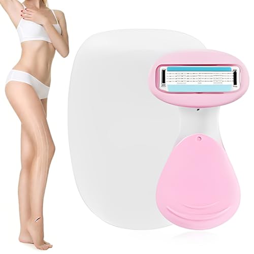 2in1 Sensitive Care,Rasoio da donna, impugnatura ergonomica, 1 Testina Montata, Rasoio Donna Aiuta a Proteggere La Pelle Della Zona Intima Dalle Irritazioni Della Rasatura