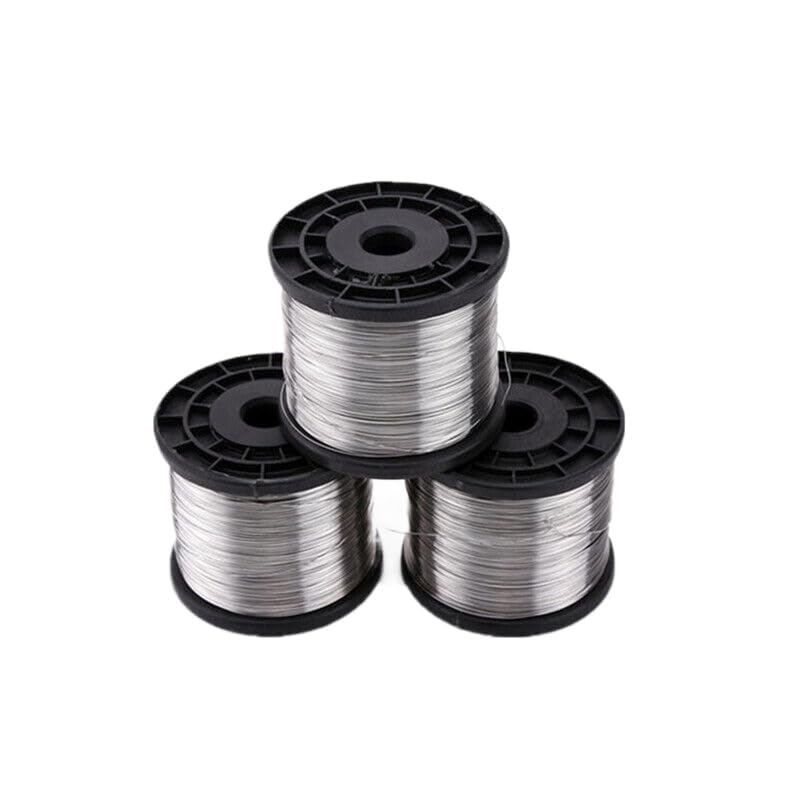 99.99% High Purity Titanium Wire, Pure Ti Metal Wire 0.05mm-8.0mm × 1000mm for Industrial & Lab Use 5.0mm × 1000mm