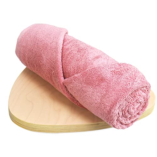 HEELIUM Bamboo Bath Towel | Ultra Absorbent | 3X Softer Than Cotton Towels | 140 x 70 cm - 600 GSM | Pack of 1 - Peach