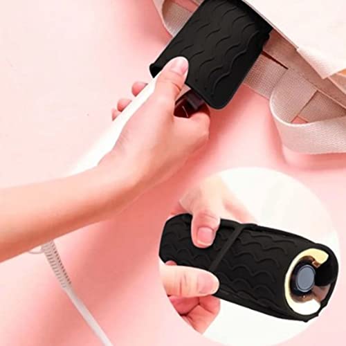 Funda y Alfombra de Silicona Resistente al Calor para Planchas de Pelo, Rizadores y Herramientas de Estilizado Capilar, Portátil para Viaje miniatura 2