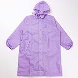 小川(Ogawa) キッズレインコート 子供 女の子 150cm OLIVE des OLIVE パープル/ドット ランドセル リュックの上から着れる 調整タック付 収納袋付 71010