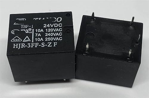 Relais T73-1C HJR-3FF-S-ZF 24VDC 5 broches composant électronique miniature
