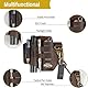 VIPERADE PJ16 Leder EDC Tasche Organizer Taktischer Multitool Halter mit Schlüsselbund Gürtelschlaufe Stifthalter für Taschenlampe Werkzeuge Outdoor Camping - Braun