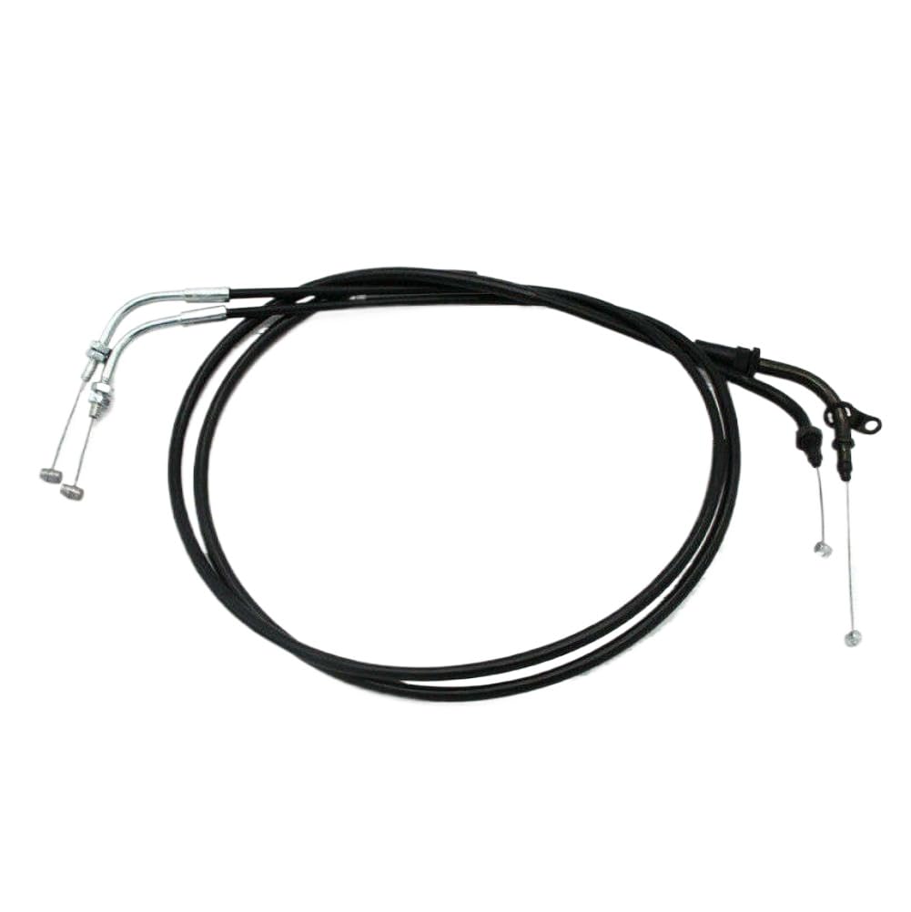 Juego de cables de acero para control del acelerador de motocicleta, compatible con XVS1100 Drag 1999-2003 2005-2008 V Custom 1999-2011