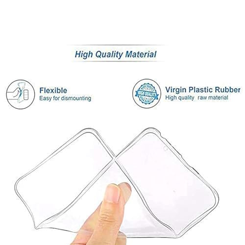 Image of Dashmesh Shopping Transparent Back Case Cover for Nothing Phone 2 (Soft Silicone & Flexible & Camera Protection Back Case)