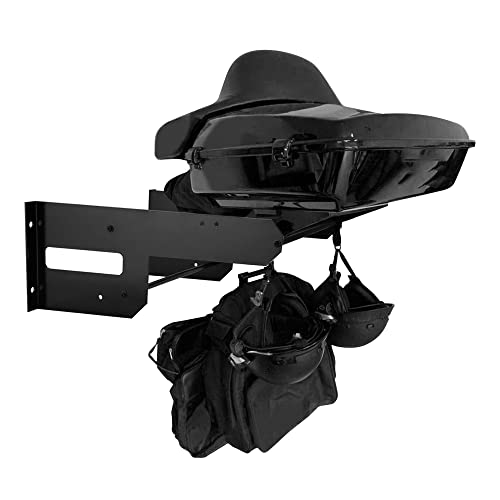 Harley Wall Mount Storage Rack, Garage Detachables Storage, Wall Rack Tour Pak Trunk Luggage Racks Fits For Harley Davidson Touring Electra Street Glide Road King #TOP3