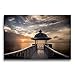 Produktbild CALVENDO Premium Textil-Leinwand 75 x 50 cm Quer-Format Kuba Nostalgie: Pavillion im Sonnenuntergang am Playa Esmeralda, Leinwanddruck von Krueger Photography