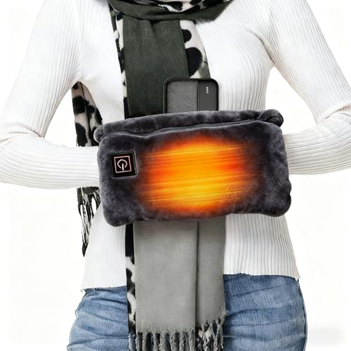 SNZ Handwärmer Elektrisch Kabelloses mit 10000mAh Powerbank – Tragbare Multifunktional Heizkissen für Rücken Bauch Nacken Schulter, Sicher &...