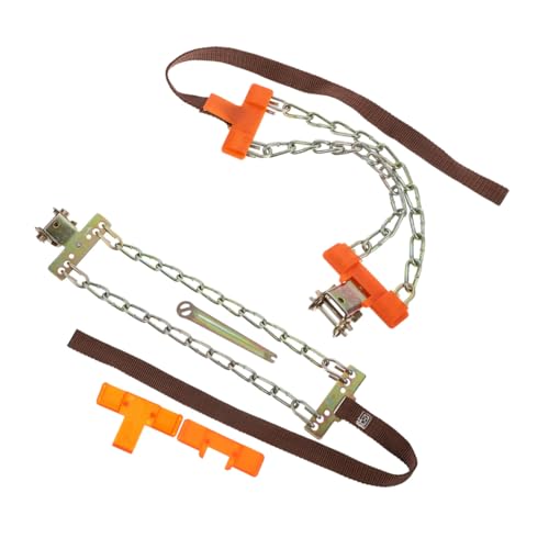 Sosoport 2 piezas Cadenas de Nieve para Coche Ajustables Cadenas Antideslizantes para Neumáticos de Invierno Tracción de Emergencia para Vehículos Pequeños y Todoterrenos Instalación