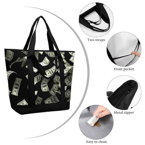 Bolso tote térmico para mujer, oversized, aislado, con una sola correa para hombro, ideal para compras miniatura 5
