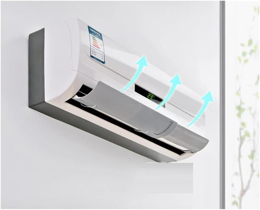 Guide d'air mural rétractable pour climatiseur à clipser sans perçage