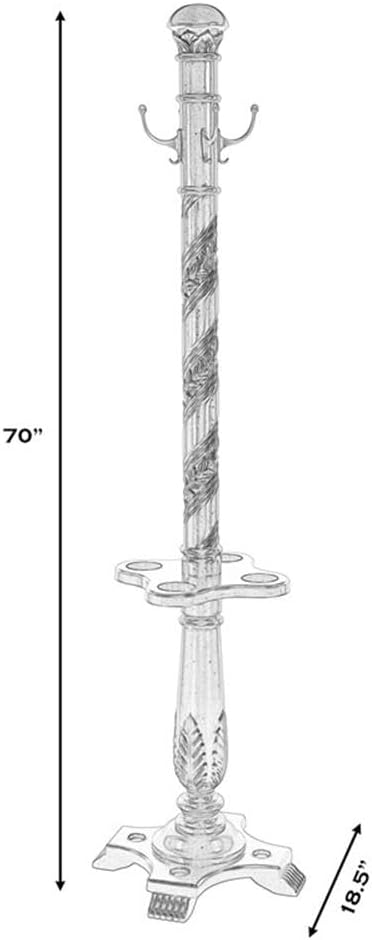 Butler Specialty Company Laird Free-Standing Wood Coat Rack - Cherry Brown