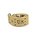 Oleader WW2 U.S. Army M1936 Pistol Belt Weebing Combat Belt with Metal Buckle,Khaki Size Medium