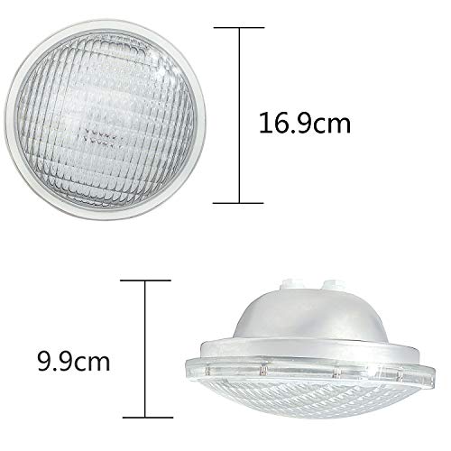 Par56 LED zwembad, LED zwembadverlichting onderwater 54W AC 12V, RGB met afstandsbediening zwembadverlichting, wit 6000K… - Image 6