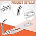Geetery 1 Pcs Universal Exhaust Hanger Bracket Mild Muffler Hanger Weldable Tail Pipe Hanger for Automotive Repair and Replacement, HG005 (EMHG005)