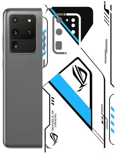 Image of AtOdds - Full Body Back Screen Guard Protector Film - Lamination Wrap Skin Sticker Compatible with Samsung Galaxy S20 Ultra | Scratchproof Matte Finish (RogBlue)