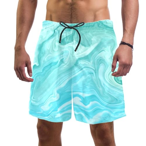 Maillot de bain séchage rapide à motif marbre pour vos journées farniente