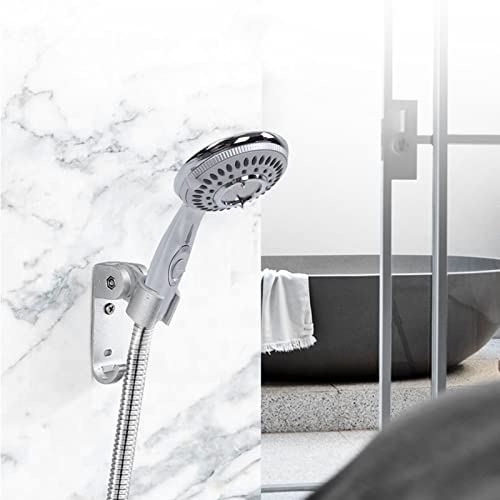 Pommeau de douche haute pression anti-faible débit avec support mural - 7