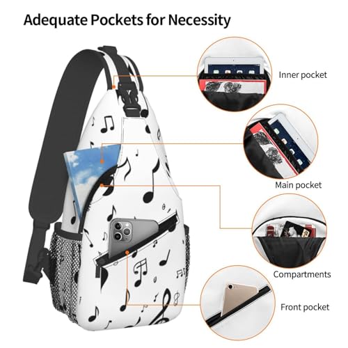 Bolso cruzado con alfabeto en lenguaje de señas para senderismo miniatura 4