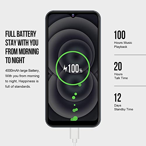 Kxd D68S | 4G Unlocked Android Smartphone | 6.1 Inch Waterdrop Full-Screen Dual Sim Unlocked Cell Phones | 4000 Mah | 32Gb Ram To 128Gb Extend | Ai 8Mp + 8Mp Dual Camera | Face Unlock | Android 11 #TOP7