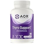 AOR Thyro Support 518mg 90 Caps 30-Day Supply - Promotes Balanced Thyroid Activity & Natural Energy - Supports Vitality - Vegan, Non-GMO, Gluten-Free - Zinc & Copper Formula - Healthy Hair & Nails