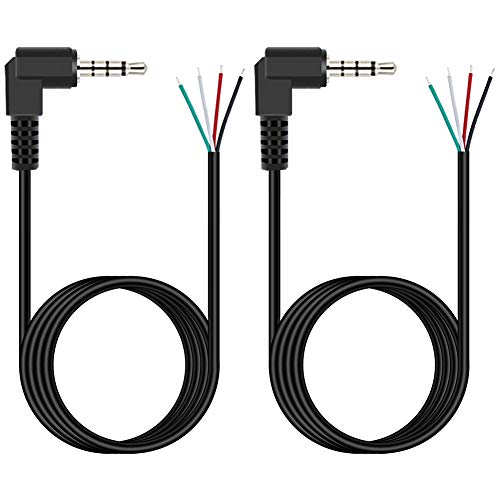 Fancasee 2-Pack Cable audio 3.5mm 1/8 a cable conector