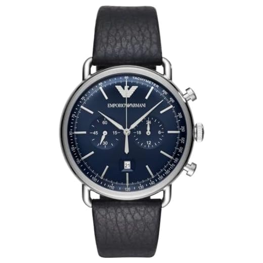 Emporio Armani Reloj Analógico para Hombre de Cuarzo AR11105 Azul