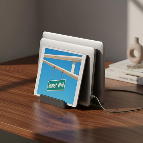 Geecol Geecol 2025年新型 全面シリコン保護&六角レンチ収納付き 調整可能な幅 アルミ製4in1ノートパソコンスタンド の商品画像 1