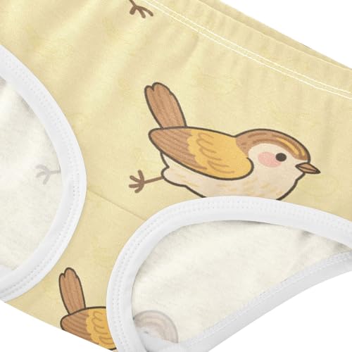 Girls' Underwear Cute Bird Yellow Toddle Brief Panties 23014924