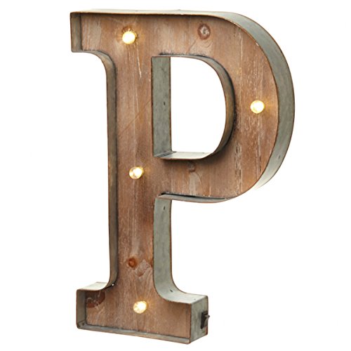 Lettre P Lumineuse Design Industriel par Heaven Sends