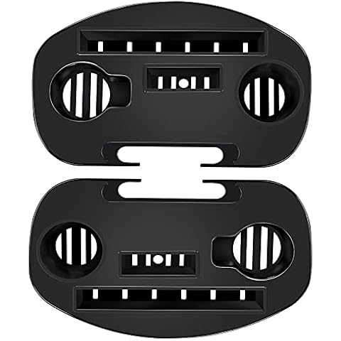 Hanperal Zero Gravity Chair Tray, 2 Pack Upgraded Version Cup Holder for Zero Gravity Chair, Utility Clip-On Chair Table/Tray for iPhone/iPad/Tea Cup/Books -Black… Cover